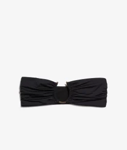Sale Bandeau haut de maillot détail anneau satiné Bandeaux