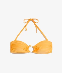 Best Bandeau haut de maillot satiné bretelles amovibles Bandeaux