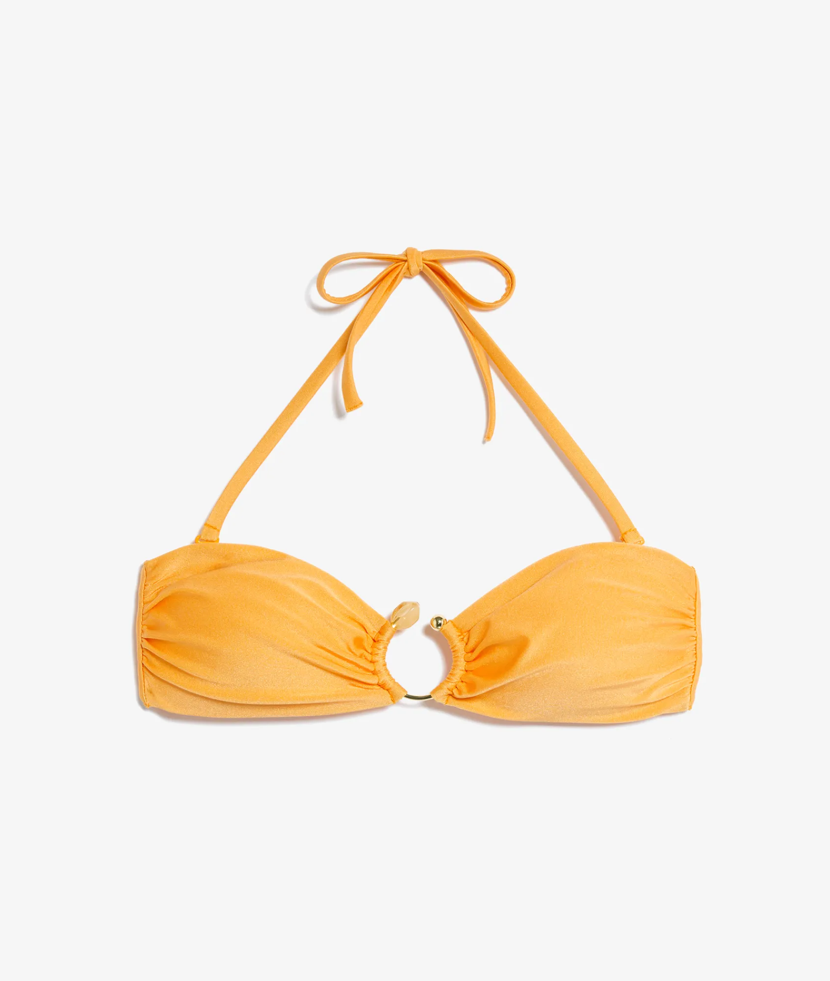 Best Bandeau haut de maillot satiné bretelles amovibles Bandeaux
