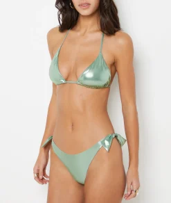 Cheap Bikini brésilien à nouer bas de maillot effet miroir Bikinis à Nouer|Brésiliens