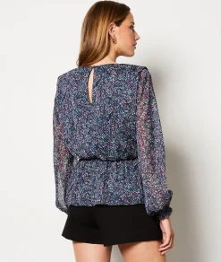 Clearance Blouse à motifs Imprimé|Fluide
