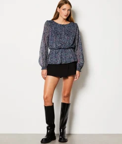 Clearance Blouse à motifs Imprimé|Fluide