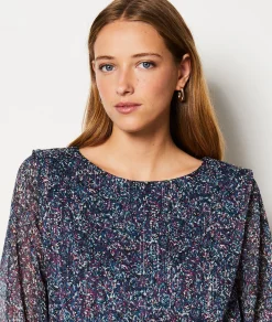 Clearance Blouse à motifs Imprimé|Fluide