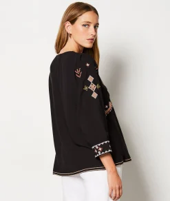 Discount Blouse brodée Fluide|Chic