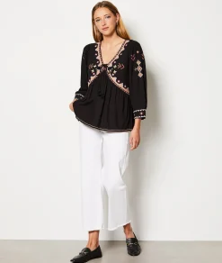 Discount Blouse brodée Fluide|Chic