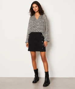 Fashion Blouse fluide à motifs Fluide|Imprimé