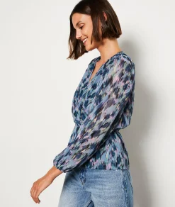 Discount Blouse imprimée Imprimé|Fluide