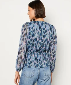 Discount Blouse imprimée Imprimé|Fluide
