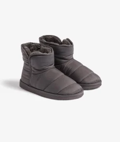 Cheap Bottines matelassées intérieur en fourrure Chaussons|Loungewear
