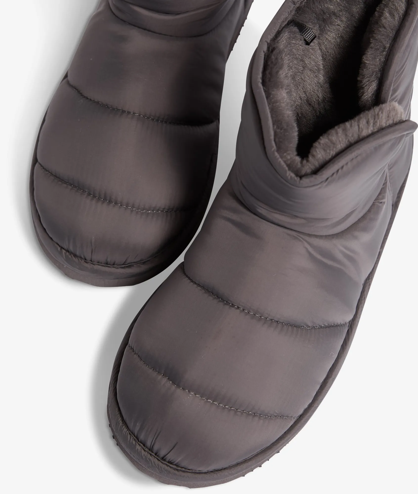 Cheap Bottines matelassées intérieur en fourrure Chaussons|Loungewear