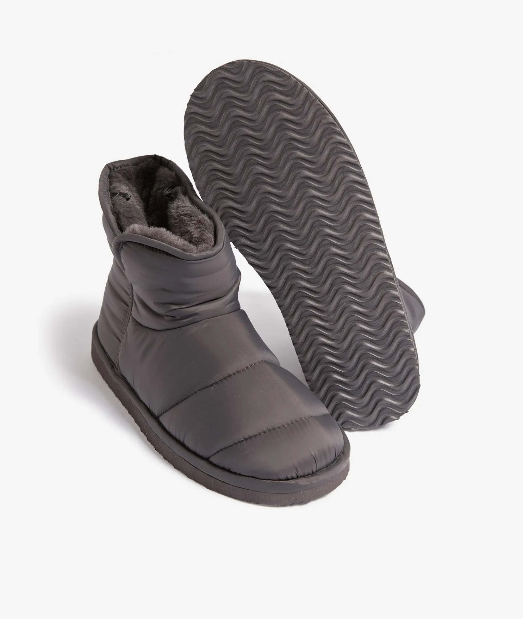 Cheap Bottines matelassées intérieur en fourrure Chaussons|Loungewear