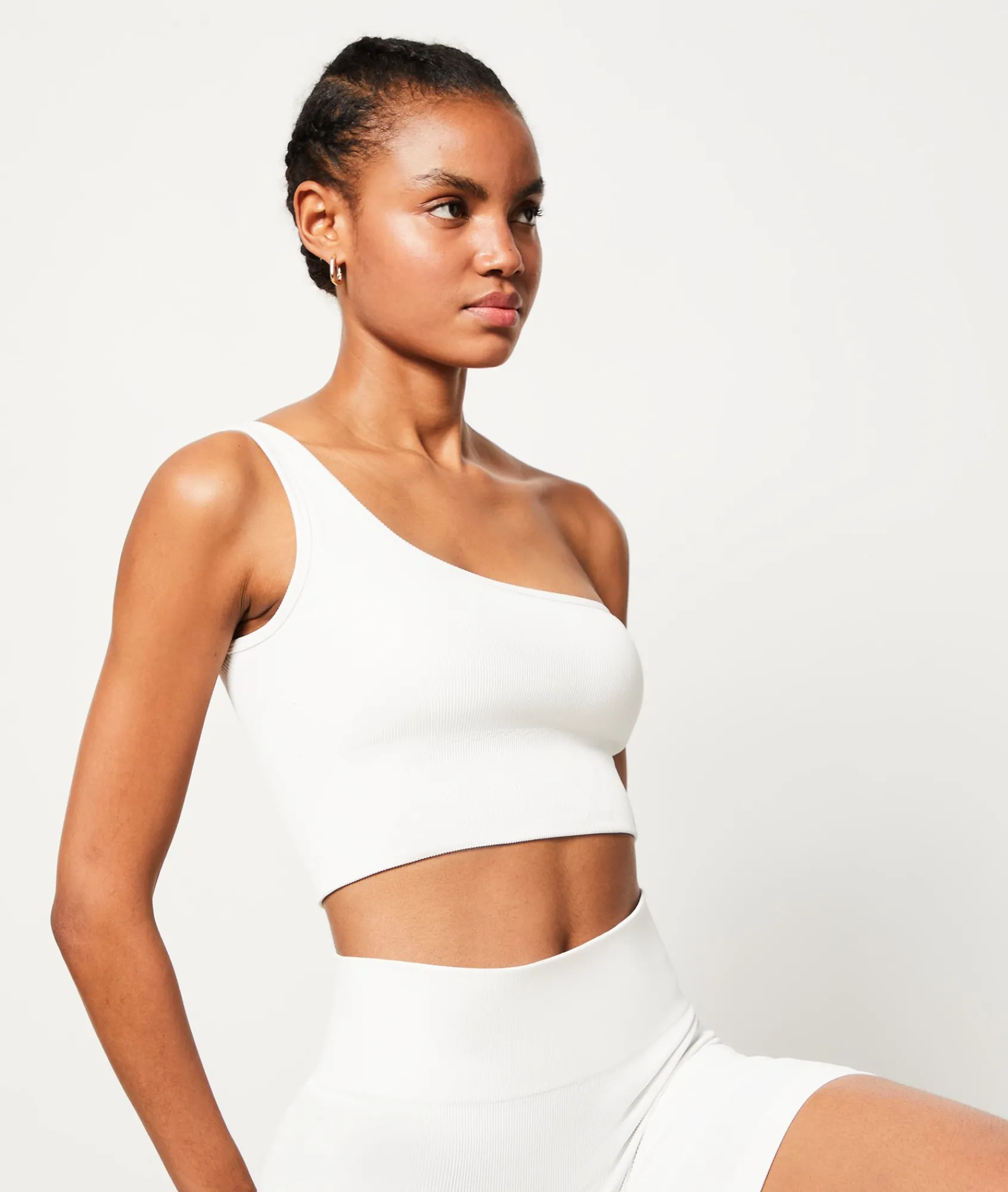Flash Sale Brassière asymétrique côtelée - Maintien léger Brassières
