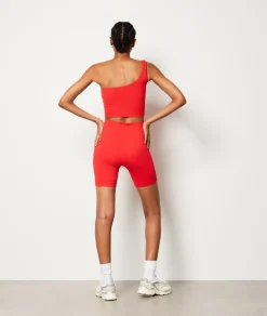 Store Brassière asymétrique côtelée - Maintien léger Brassières