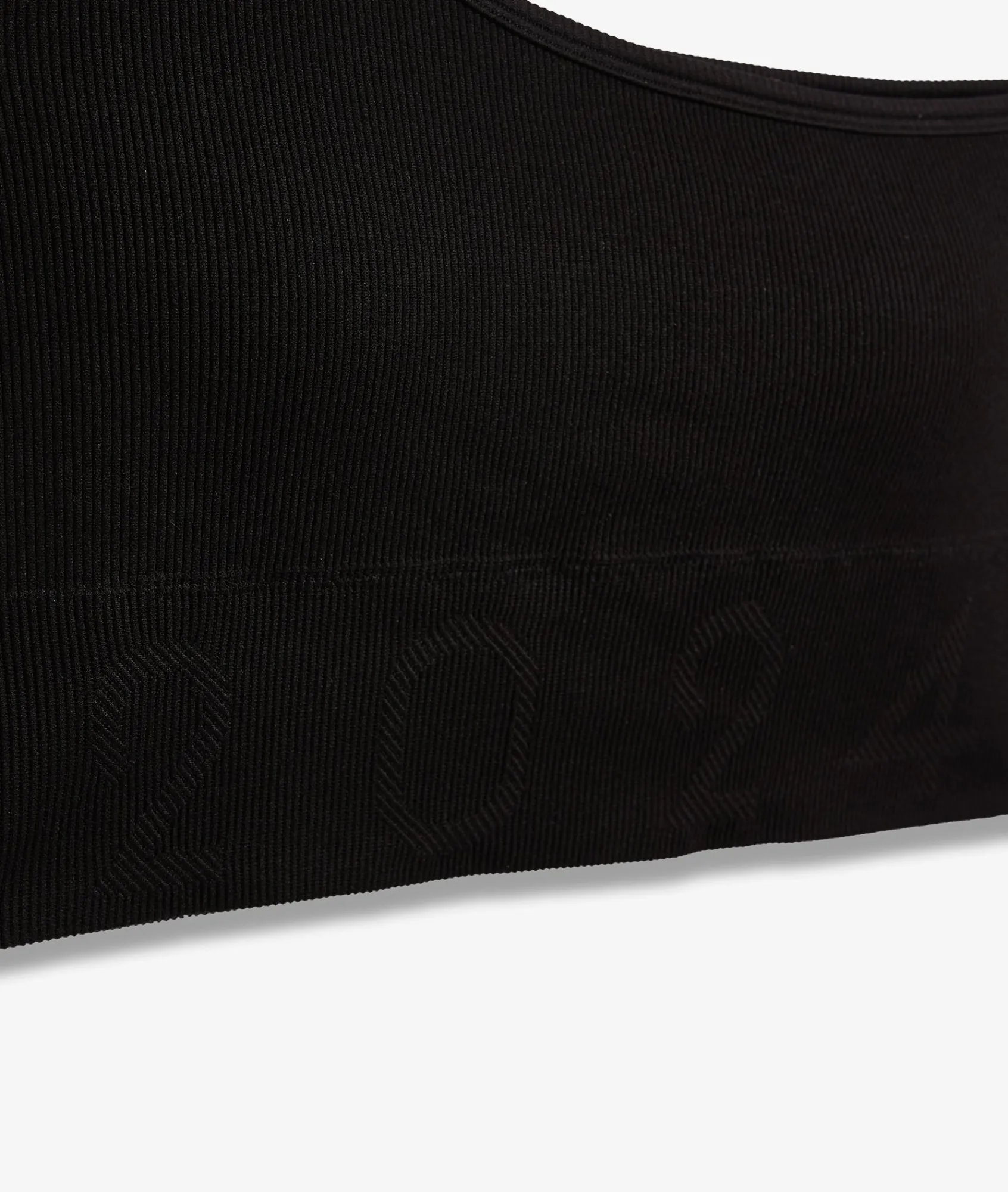Discount Brassière asymétrique côtelée - Maintien léger Brassières
