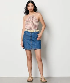 Fashion Caraco à fines bretelles rayé Débardeurs
