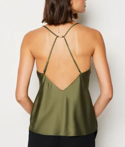 Best Sale Caraco décolleté dentelle dos croisé Hauts De Pyjama