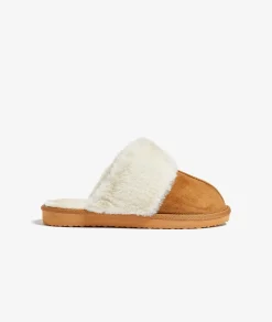 Discount Chaussons mules en fourrure Chaussons|Loungewear