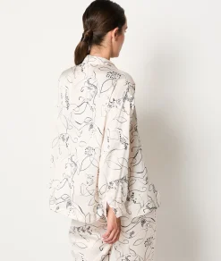 Clearance Chemise de pyjama avec motif léopard Hauts De Pyjama