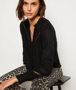 Cheap Chemise fluide brodée Fluide|Chic
