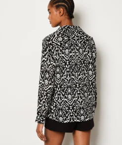 Clearance Chemise fluide imprimée Imprimé|Fluide