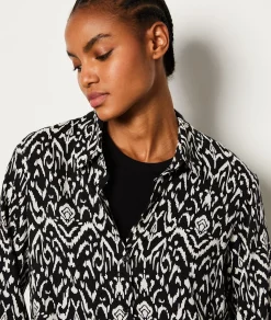 Clearance Chemise fluide imprimée Imprimé|Fluide