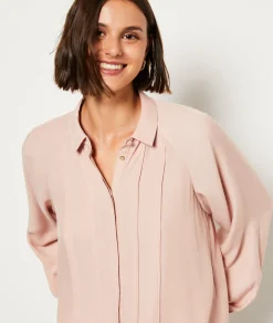Cheap Chemise manches longues Fluide|Classique