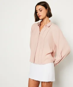 Cheap Chemise manches longues Fluide|Classique
