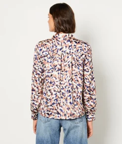 Clearance Chemise manches longues imprimé Imprimé|Fluide