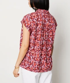 Cheap Chemise sans manches à motif Imprimé|Fluide