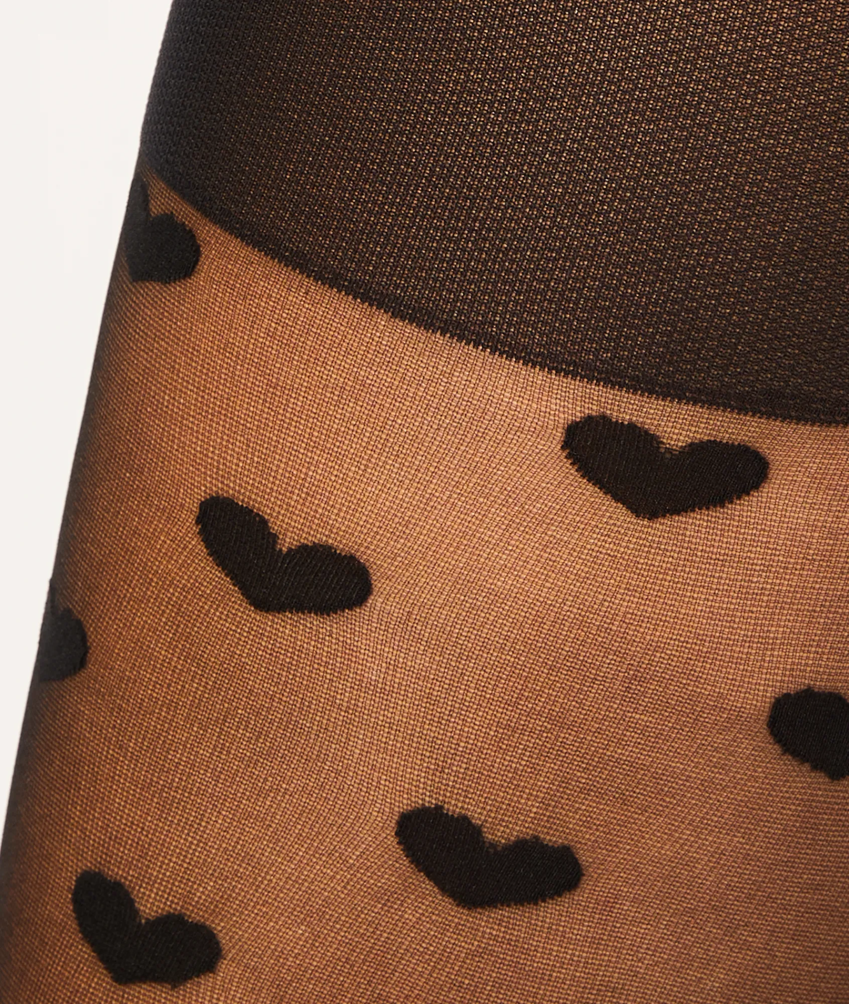 Outlet Collant mode motif cœur - 55D Collant Et Bas|Collants Et Bas