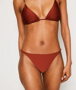 Cheap Culotte bikini ficelle bas de maillot satiné Bikinis à Nouer|Brésiliens