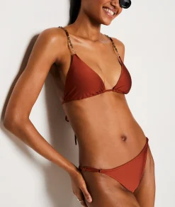 Cheap Culotte bikini ficelle bas de maillot satiné Bikinis à Nouer|Brésiliens