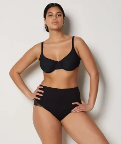 Hot Culotte gainante taille haute détails dentelle - Maintien médium Culottes Taille Haute|Culottes