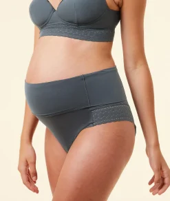 Shop Culotte taille haute ceinture rabattable Culottes Taille Haute|Culottes