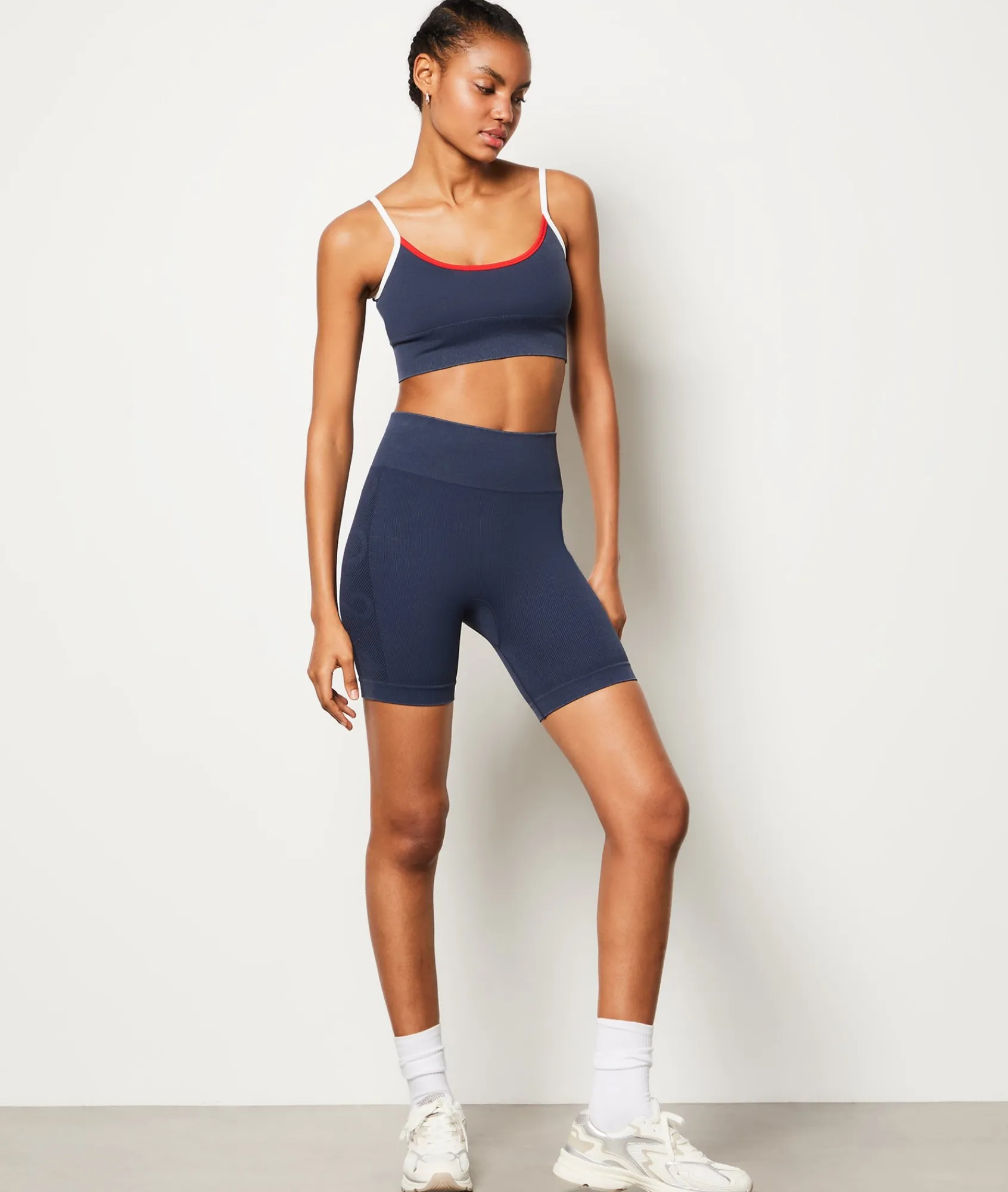 Online Cycliste de sport côtelé Leggings