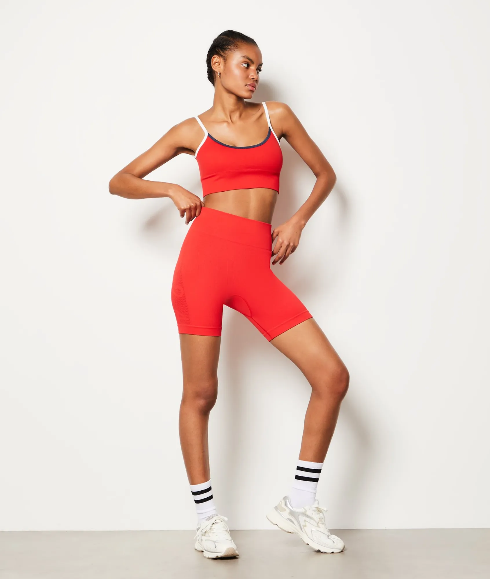 Hot Cycliste de sport texturé Leggings