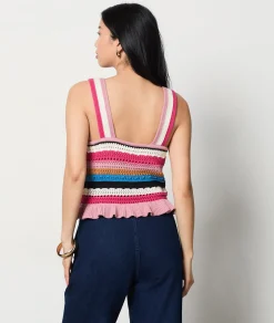 Cheap Débardeur en crochet Débardeurs