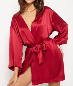 Cheap Déshabillé en soie Déshabillés, Kimonos & Peignoirs