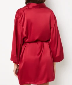Cheap Déshabillé en soie Déshabillés, Kimonos & Peignoirs