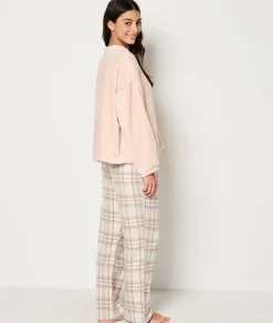 Outlet Ensemble 2 pièces de pyjamas polaire Pyjamas 2 Et 3 Pièces