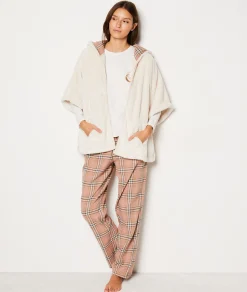 Sale Ensemble 3 pièces de pyjamas veste polaire Pyjamas 2 Et 3 Pièces