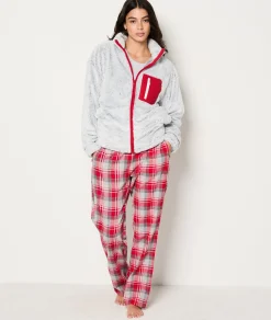 Cheap Ensemble 3 pièces de pyjamas veste polaire Pyjamas 2 Et 3 Pièces