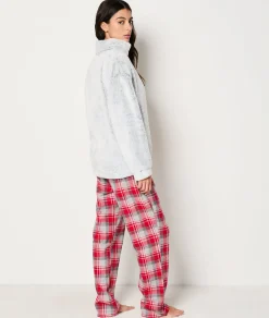 Cheap Ensemble 3 pièces de pyjamas veste polaire Pyjamas 2 Et 3 Pièces