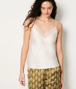 Hot Ensemble 3 pièces de pyjamas satiné Pyjamas 2 Et 3 Pièces