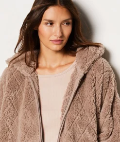 Clearance Ensemble 3 pièces de pyjamas veste polaire Pyjamas 2 Et 3 Pièces