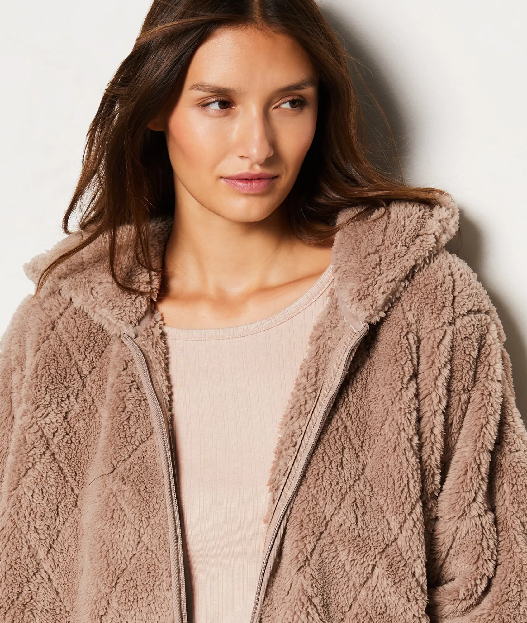 Clearance Ensemble 3 pièces de pyjamas veste polaire Pyjamas 2 Et 3 Pièces