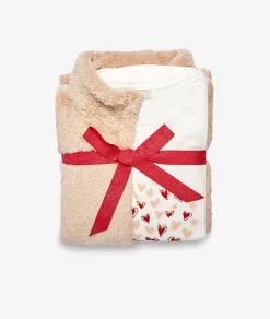 Clearance Ensemble 3 pièces de pyjamas veste polaire Pyjamas 2 Et 3 Pièces