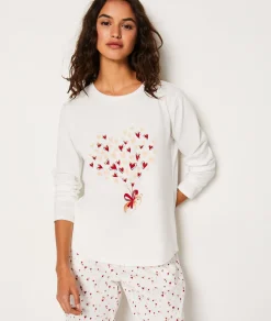 Clearance Ensemble 3 pièces de pyjamas veste polaire Pyjamas 2 Et 3 Pièces