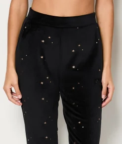 Flash Sale Ensemble 2 pièces de pyjamas en velours imprimé dorée Pyjamas 2 Et 3 Pièces
