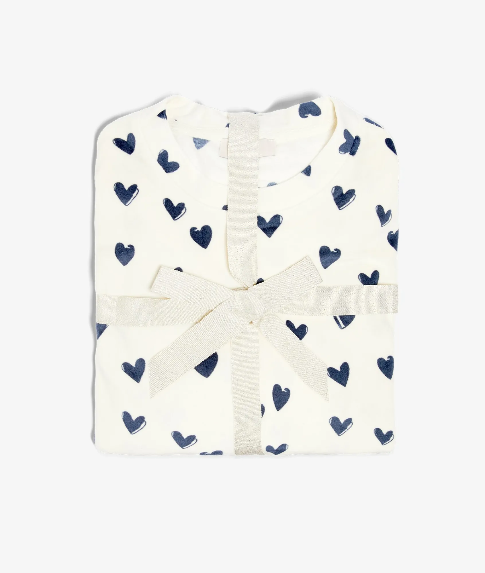 Clearance Ensemble 2 pièces de pyjamas à motifs cœur Pyjamas 2 Et 3 Pièces